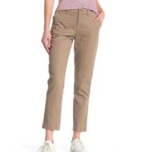J Crew Womens Slim Chino Khaki Pants 100% Cotton
